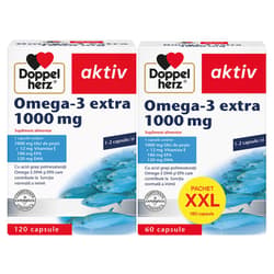 DOPPELHERZ AKTIV OMEGA-3 EXTRA 1000MG X 120 CAPSULE + 60 CAPSULE CADOU