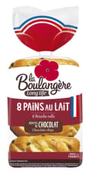 La Boulangere Milk Bread Rolls with Chocolate Chips 8 pieces