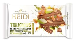 Heidi Trilicious Milk Chocolate with Peanuts, Pear and Salted Caramel