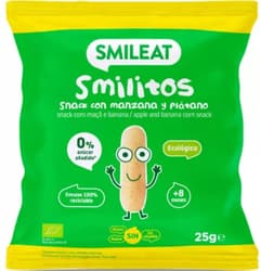 Smileat ECO Olive Oil, Banana and Apple Puffs, +8 months
