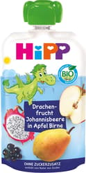 Hippis ECO Piure fructul dragonului – coacaze negre si mar- para, de la 12 luni
