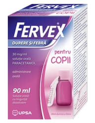 Fervex Durere Si Febra Pentru Copii, 30mg/ml, Solutie Orala