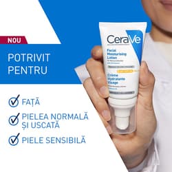 CERAVE CREMA HIDRATANTA DE FATA TEN NORMAL SI USCAT SPF30 52 ML