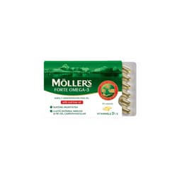 MOLLERS FORTE OMEGA 3+COD LIVER OIL X 30 NOU