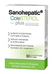 ZDROVIT SANOHEPATIC COLESTEROL PLUS 60 COMPRIMATE