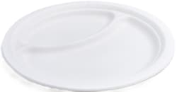 Fibraware Set farfurii 2 compartimente, biodegradabile, trestie de zahar, D22cm