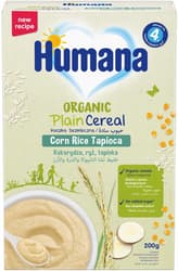 Humana ECO Cereale porumb, orez, tapioca fara lapte 4 luni+
