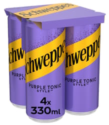Schweppes Purple Tonic Style Bautura racoritoare carbogazoasa 4pack