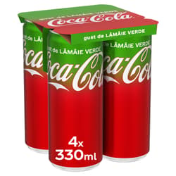 Coca Cola Lamaie Verde Bautura racoritoare carbogazoasa 4 pack doza