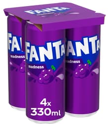 Fanta Madness Bautura racoritoare carbogazoasa 4pack