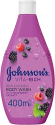 Johnson's Vita Rich Gel de dus reparator cu extract de zmeura si glicerina de origine vegetala
