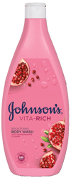 Johnson's Vita Rich Gel de dus luminator cu flori de rodie si glicerina de origine vegetala