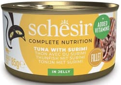 Schesir Wet cat food with tuna and sour in jelly