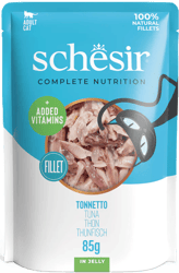 Schesir Wet cat food with tuna in jelly
