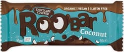 Roobar Coconut bar covered with chocolate