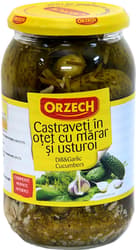 Orzech Cucumbers in vinegar with dill and garlic