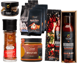 OnLeaf Spicy Pack: griller's taste kit on the jar