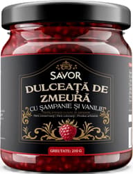 Savor Dulceata de zmeura cu sampanie