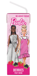 Barbie Non-carbonated soft drink with berry and apple flavor 50%