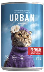 Urban Conserva pentru pisici cu vită ficat