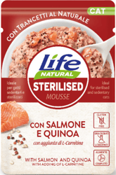 Life Plic pentru pisici adulte sterilizate cu somon si quinoa
