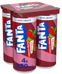 Fanta Crimson Cherry Bautura racoritoare carbogazoasa 4pack doza