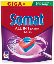 Somat All in One Extra Dishwasher Capsules