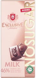 Exclusiv Ciocolata cu lapte 46% cacao fara zahar