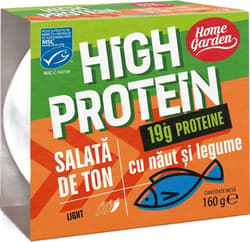 Home Garden High Protein Tuna Salad with Chickpeas and Vegetables 19G Protein