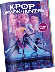 K-Pop Demon Hunters Starter Pack 1 album + 2 pungi