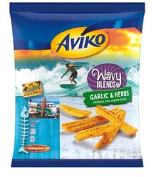 Aviko Wavy fries with garlic and herbs