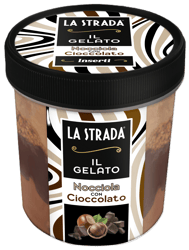 La Strada Inghetata cu alune de padure si ciocolata