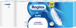 Regina Pure FSC® Toilet paper, 10 rolls, 3 ply, 150 sheets