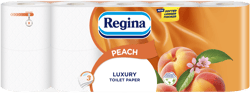 Regina Peach FSC® Hartie igienica, 10 role, 3 straturi, 150 foi