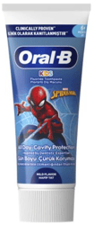 Oral-B Kids Spiderman Pasta de dinti pentru copii, 0-6 ani