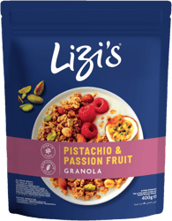 Lizi's Granola fructul pasiunii si fistic