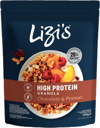 Lizi's Granola bogat in proteine cu ciocolata si alune
