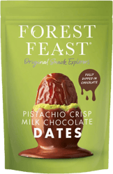Forest Feast Curmale invelite in ciocolata cu lapte si fistic crocant