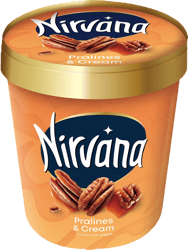Nirvana Inghetata cu praline si crema de ciocolata