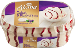 ALOMA Inghetata cu aroma de iaurt si sirop de afine