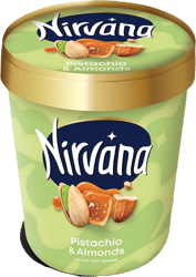 Nirvana Inghetata cu fistic si crema de migdale