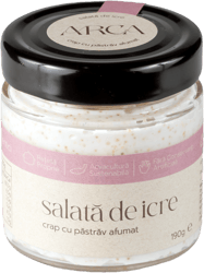 Arca Carp Caviar Salad with Smoked Trout
