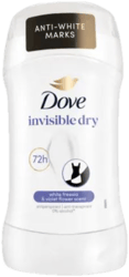 Dove Invisible Dry Antiperspirant Stick White Freesia and Violet Flower 72H