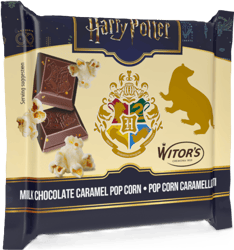 Witor's Harry Potter Baton ciocolat lapte cu popcorn caramelizat