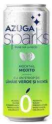 Azuga Sparks Mocktail Mojito Apa carbogazoasa cu extract de lamaie verde si menta