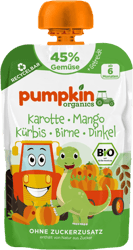 Pumpkin Organics ECO Piure de morcov, mango, dovleac, pere si spelta