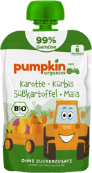 Pumpkin Organics ECO Piure de morcov, dovleac, cartof dulce si porumb