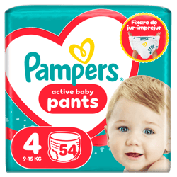 Pampers Pants Jumbo Pack Scutece chilotel, marimea 4, 9 kg-15 kg