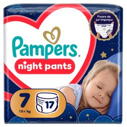 Premium Care Value Pack Pants Scutece chilotel de noapte, marimea 7, 15kg +