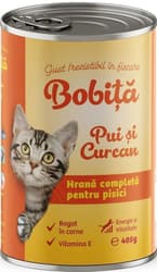 Bobita Conserva pentru pisica, cu pui